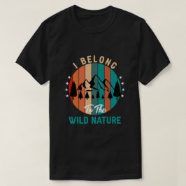 Camiseta Eu pertenço à Wild Nature T-Shirt