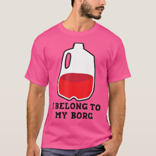 Camiseta Eu Pertenço Ao Meu Design Bebendo B.O.R.G.