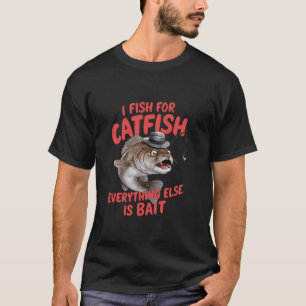 Camiseta Eu Pesco Bagre tudo o mais é Pesca com Isca