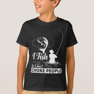Camiseta Eu Pesco - Então Eu Não - Sufoco Pessoas Frases En