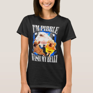 Camiseta Eu Pibble Lavo Meu Frenchie Bulldog De Barriga