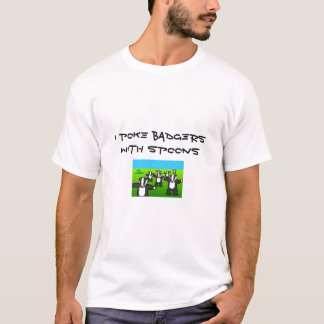 CAMISETA EU PICO TEXUGOS COM COLHERES