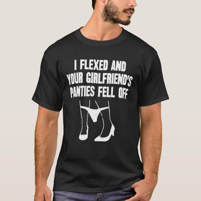 Camiseta Eu pisquei e sua Namorada caiu. (Frente)