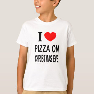 CAMISETA EU ❤️ PIZZA NO NATAL, EVENTO QUE AMO PIZZA NO CRIS