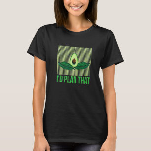 Camiseta Eu Planejaria Isso Para Um Nutricionista