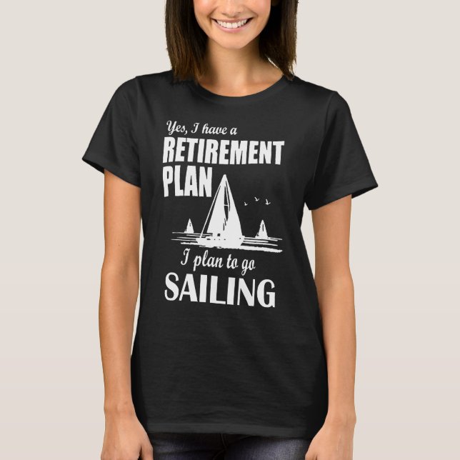 Camiseta Eu Planejo Ir Navegar (Frente)