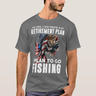 Camiseta Eu planejo ir pescar