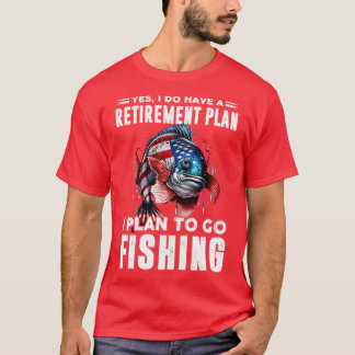 Camiseta Eu planejo ir pescar 2