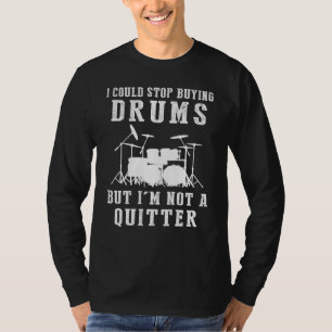 Camiseta Eu Podia Parar De Comprar Drumers Engraçados
