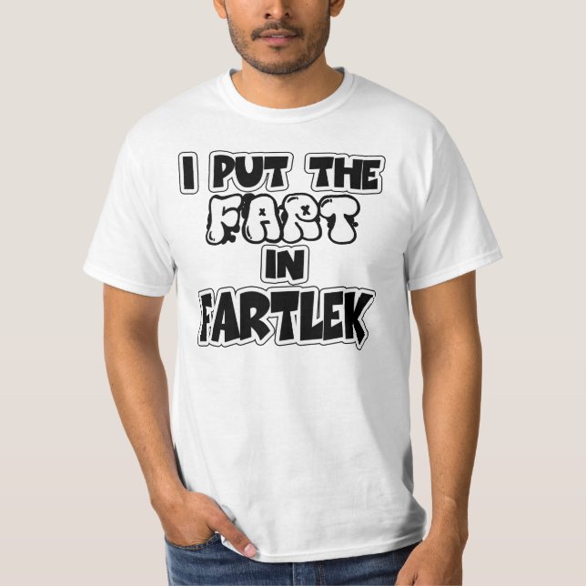 Camiseta Eu pôr fart no fartlek (Frente)