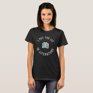 Camiseta Eu pôr iluminado no professor de inglês engraça