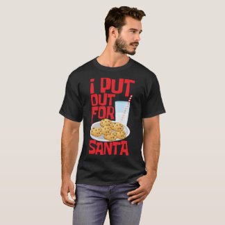 Camiseta Eu pôr para fora para o t-shirt engraçado do Natal
