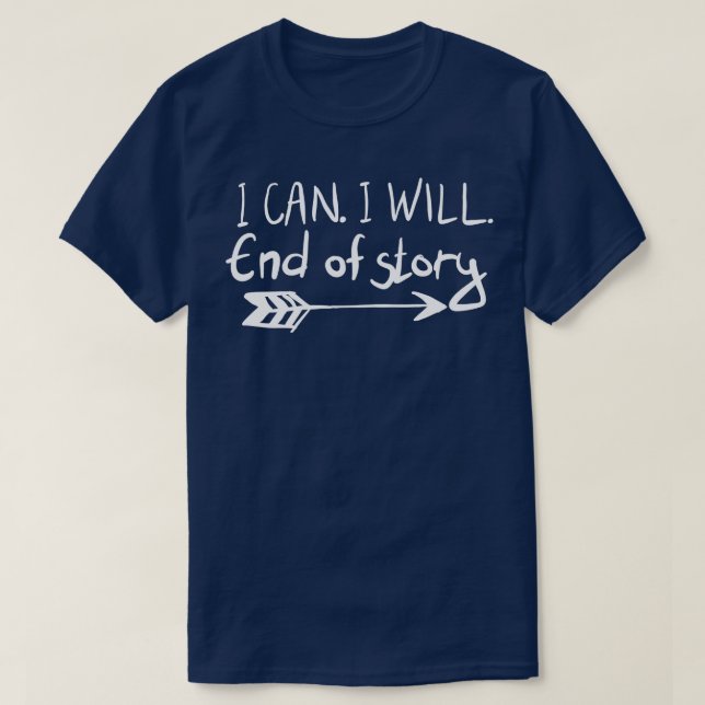 Camiseta Eu posso acabar com a história (Frente do Design)