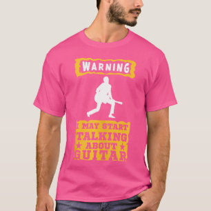 Camiseta Eu Posso Começar A Falar Sobre Violão Acústico M