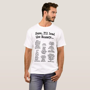Camiseta Eu posso conduzir o rosário