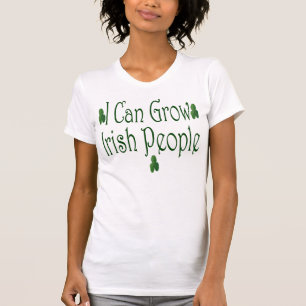 Camiseta Eu posso crescer pessoas irlandesas (a