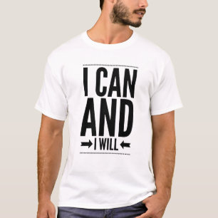 CAMISETA EU POSSO E EU VOU...