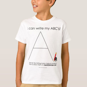 Camiseta Eu posso escrever meu ABC