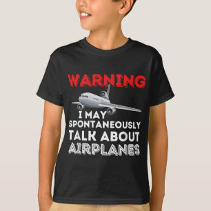 Camiseta Eu Posso Falar Sobre Aviões - Piloto E Avião Engra
