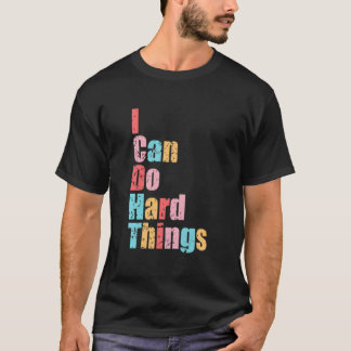 Camiseta Eu Posso Fazer Coisas Difíceis Ambos Os Colchões N