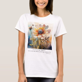 Camiseta Eu Posso Fazer Todas As Coisas