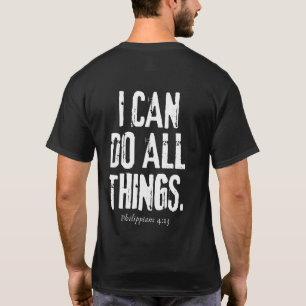 Camiseta Eu posso fazer todas as coisas.