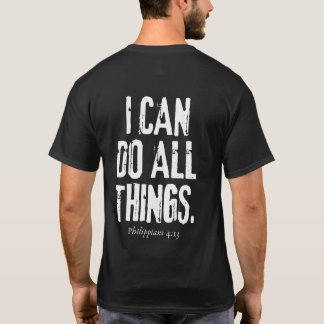Camiseta Eu posso fazer todas as coisas.