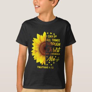 Camiseta Eu Posso Fazer Todas as Coisas Através de Cristo B