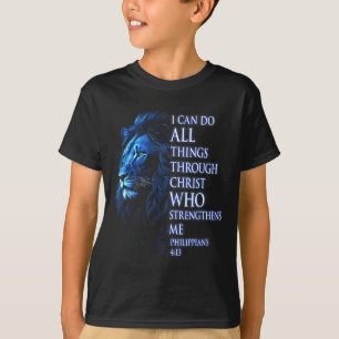 Camiseta Eu Posso Fazer Todas as Coisas Através de Cristo L
