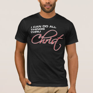 Camiseta Eu posso fazer todas as coisas com o cristo -