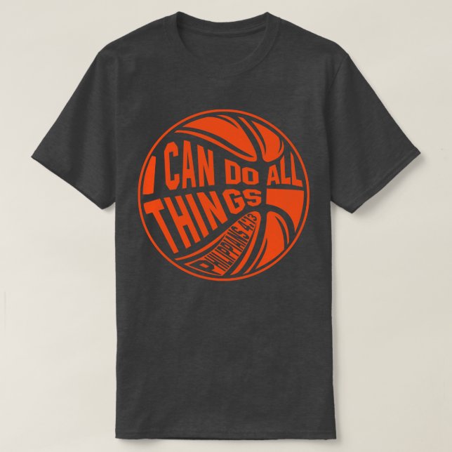 Camiseta Eu posso fazer tudo (Frente do Design)