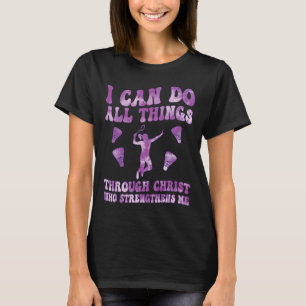 Camiseta Eu Posso Fazer Tudo Através De Cristos Que Se Fort