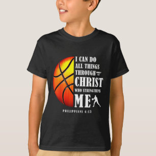 Camiseta Eu Posso Fazer Tudo Através Do Cristo Christian By