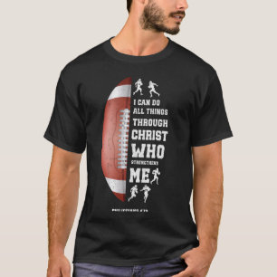 Camiseta Eu Posso Fazer Tudo Através Do Cristo Christian Ru