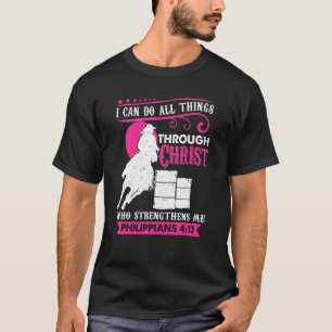 Camiseta Eu Posso Fazer Tudo Embora Cristo Que Fortaleça M