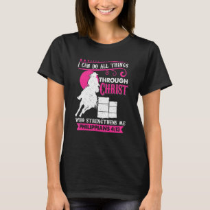 Camiseta Eu Posso Fazer Tudo Embora Cristo Que Fortaleça M