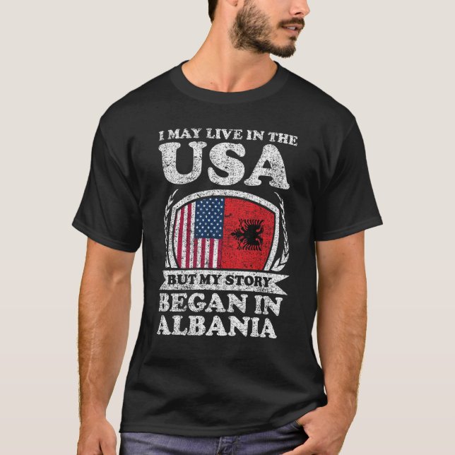 Camiseta Eu Posso Morar Nos Estados Unidos Mas Minha Histór (Frente)