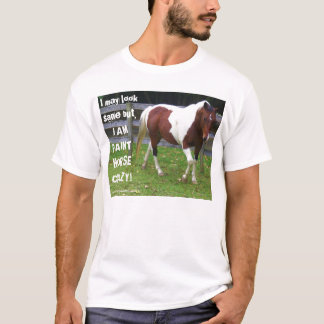 Camiseta Eu posso olhar são mas, EU SOU CAVALO da PINTURA