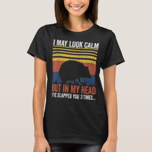 Camiseta Eu Posso Parecer Calmo Mas Na Minha Cabeça Eu Te D