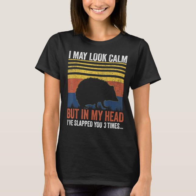 Camiseta Eu Posso Parecer Calmo Mas Na Minha Cabeça Eu Te D (Frente)