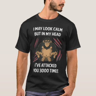 Camiseta Eu Posso Parecer Gorila Calmo 01