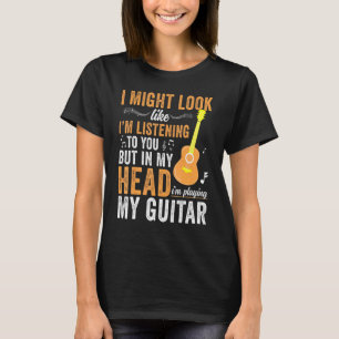 Camiseta Eu posso parecer que estou ouvindo sua música de g