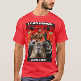 Camiseta Eu Posso Prensar 225 Libras engraçado