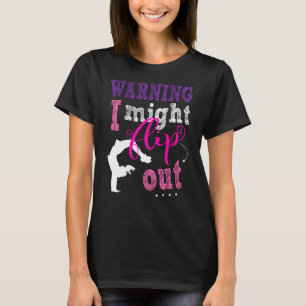 Camiseta Eu Posso Sacudir Na Ginástica Rosa Para A Moça