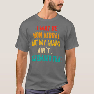 Camiseta Eu Posso Ser Consciência Não Verbal Sobre Autismo