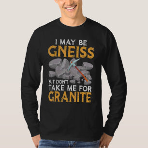 Camiseta Eu Posso Ser Gneisse Não Tome Por Granito Geologia