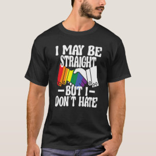 Camiseta Eu posso ser hetero, mas não odeio, chuva de mão