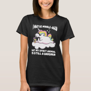 Camiseta Eu posso ser um animal de meia-idade