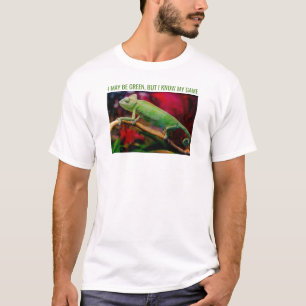 Camiseta Eu Posso Ser Verde Mas Eu Conheço Meu Camaleão