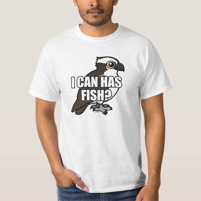 Camiseta Eu posso tenho peixes? (Frente)